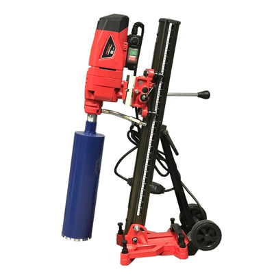 Установка алмазного бурения бетона Diamaster PRO D-230E с наклонной стойкой D-280F, 4.58кВт
