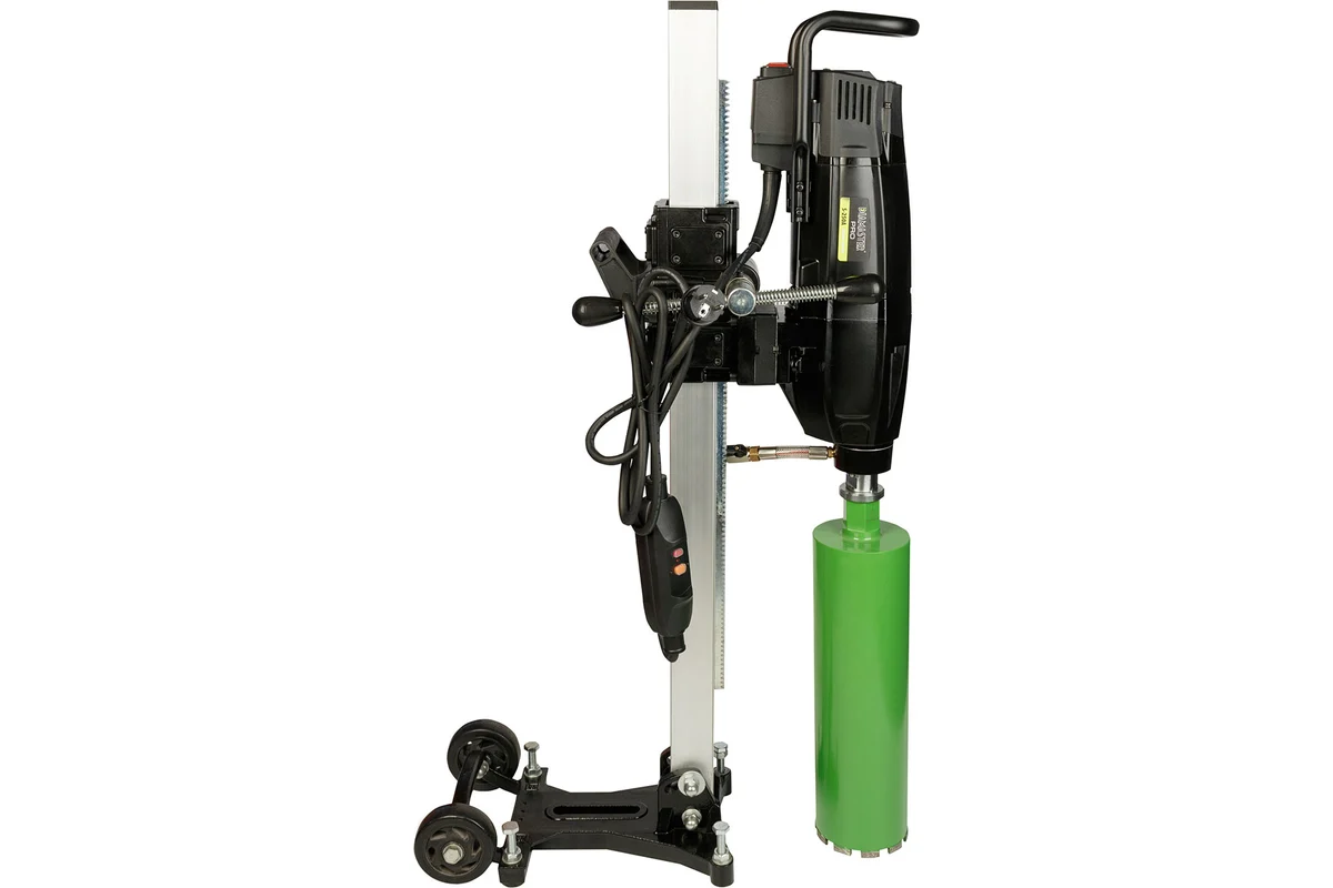 Установка алмазного бурения бетона Diamaster Pro S-250A с наклонной стойкой D-255A, 3080Вт