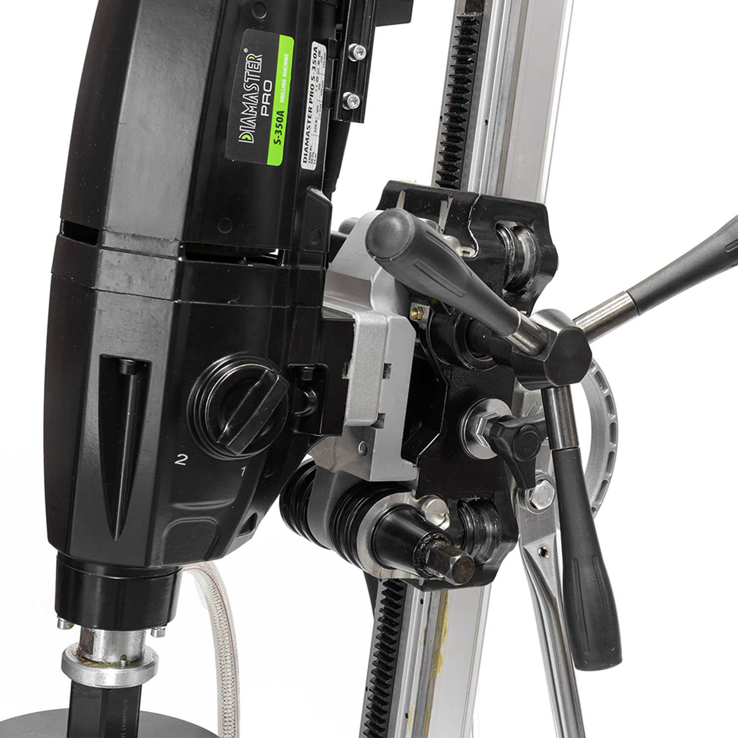 Установка алмазного бурения бетона Diamaster Pro S-350A с наклонной стойкой D-355A, 3480Вт