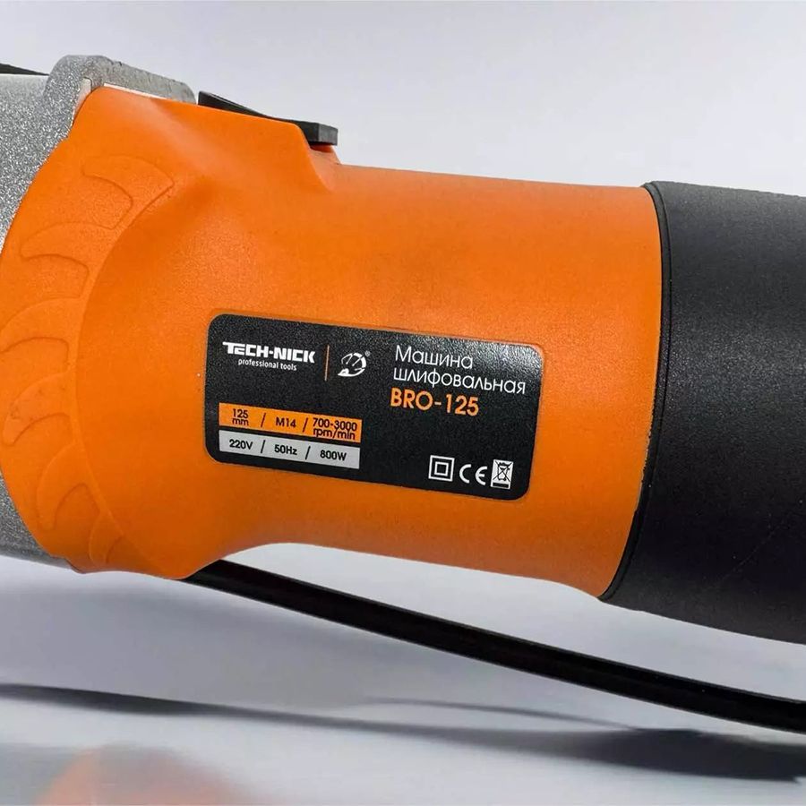 Ручная шлифовальная машина Tech-Nick 125MM BRO, 800Вт, 220В, 125мм