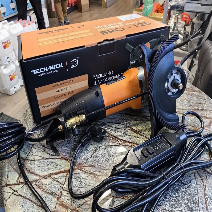 Ручная шлифовальная машина Tech-Nick 125MM BRO, 800Вт, 220В, 125мм