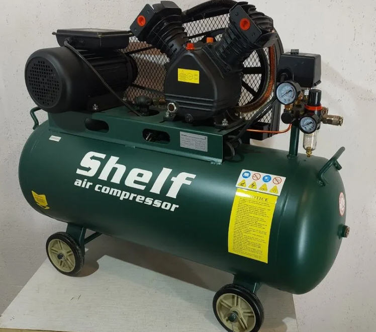 Компрессор ременной Shelf V-0.6/10, 4кВт, 10 бар, 150 литров