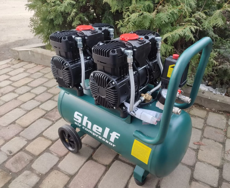 Компрессор безмасляный Shelf SYW1100, 2.2кВт, 8 бар, 440 л/мин