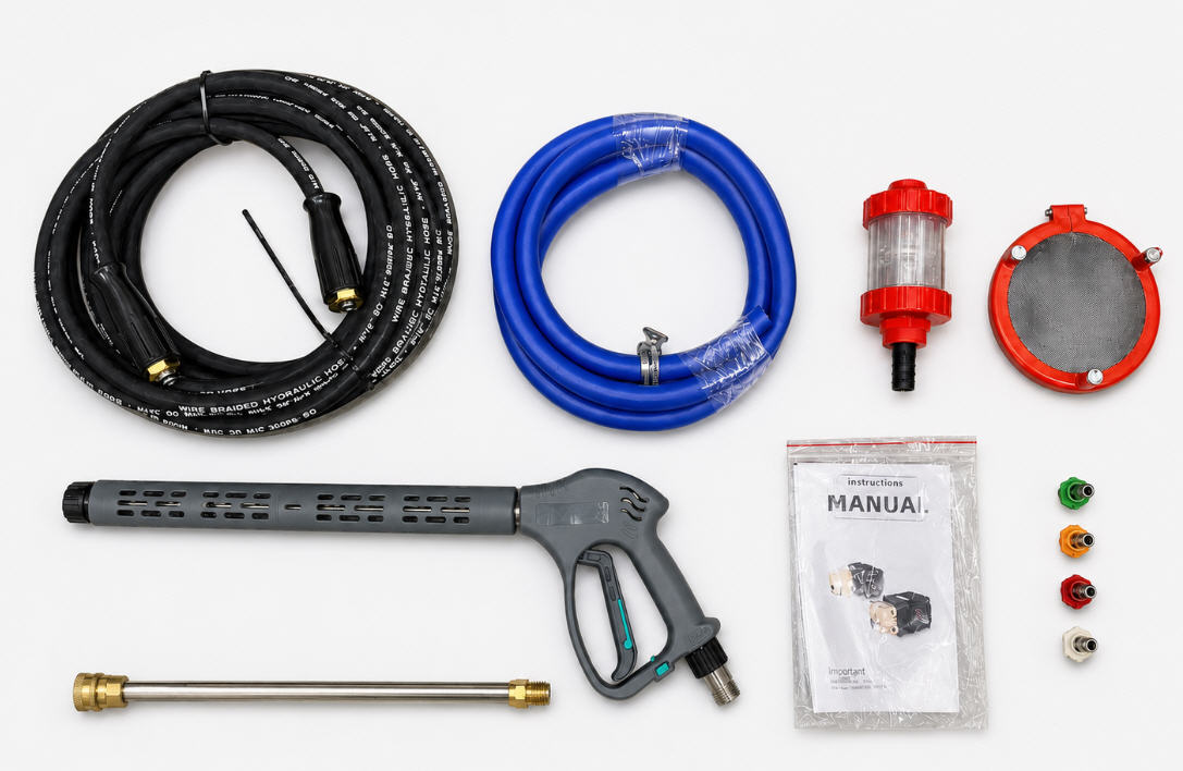 Мойка высокого давления TOR K-1520B3, 200 бар, 900 л/ч, 5500Вт, 380В, Total Stop