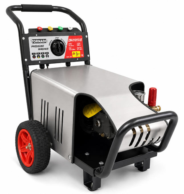 Мойка высокого давления TOR ZM-21015-ST, 210 бар, 900л/ч, 5,5 кВт 380В