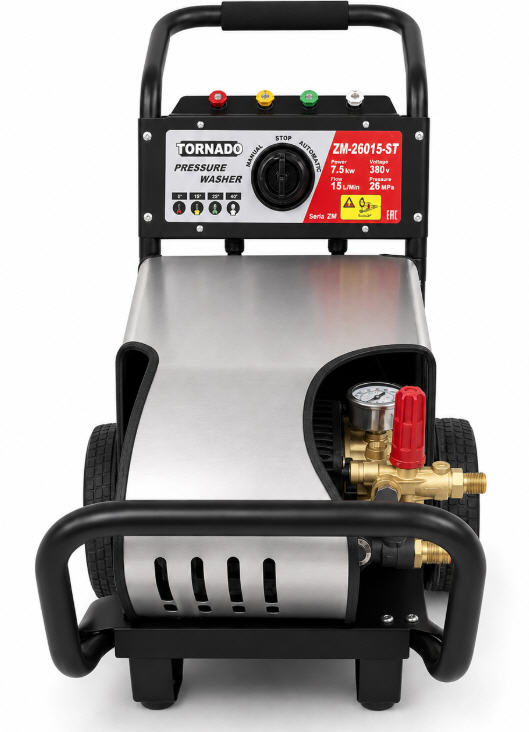 Мойка высокого давления TOR ZM-26015-ST, 260 бар, 900л/ч, 7,5 кВт 380В