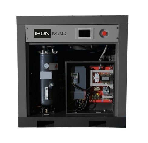Винтовой компрессор IRONMAC IC 30/8 AM VSD, 8 бар, 22 кВт, 3560 л/мин, 380В