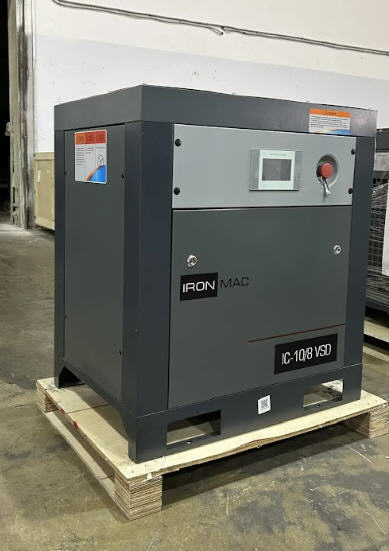Винтовой компрессор IRONMAC IC 10/8 AM VSD, 7,5 кВт, 1070 л/мин, 380В