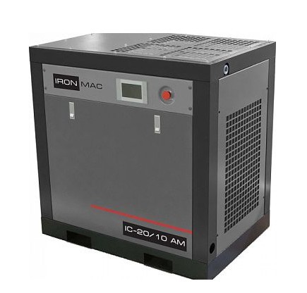 Винтовой компрессор IRONMAC IC 20/10 AM VSD, 10 бар, 15 кВт, 2150 л/мин, 380В