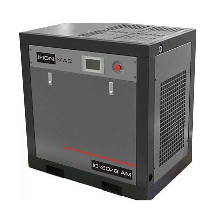 Винтовой компрессор IRONMAC IC 20/8 AM VSD, 8 бар, 15 кВт, 2360 л/мин, 380В