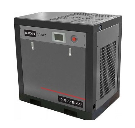 Винтовой компрессор IRONMAC IC 30/8 AM VSD, 8 бар, 22 кВт, 3560 л/мин, 380В