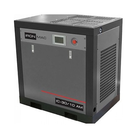 Винтовой компрессор IRONMAC IC 30/10 AM VSD, 10 бар, 22 кВт, 3260 л/мин, 380В