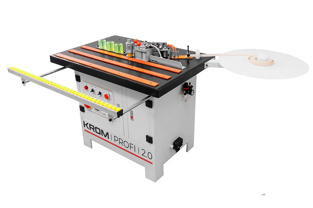 Кромкооблицовочный станок KROM PROFI 2.0 с педалью, 1.8 кВт, 220В