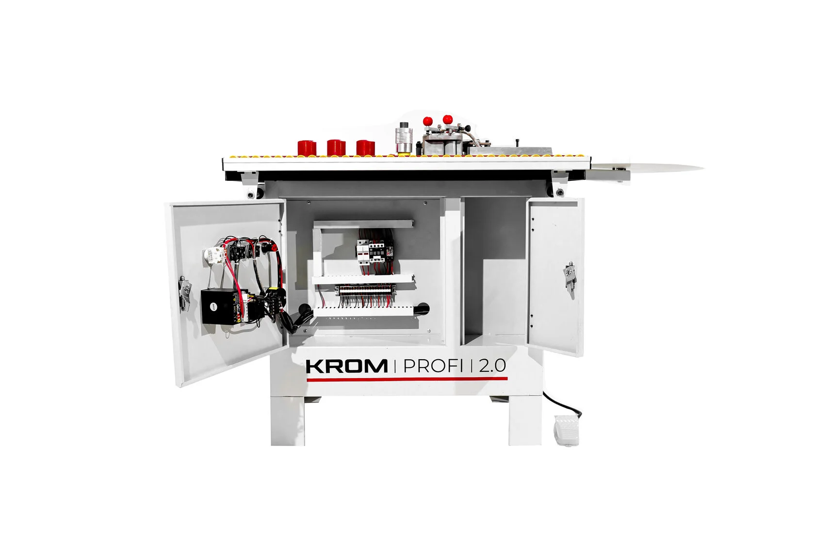 Кромкооблицовочный станок KROM PROFI 2.0 с педалью, 1.8 кВт, 220В