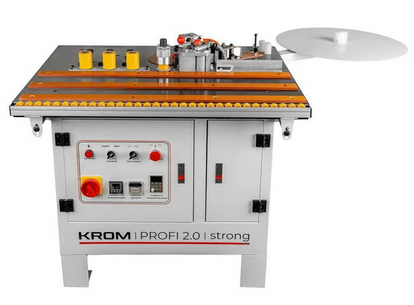 Кромкооблицовочный станок KROM PROFI 2.0 Strong с педалью, 1.8 кВт, 380В