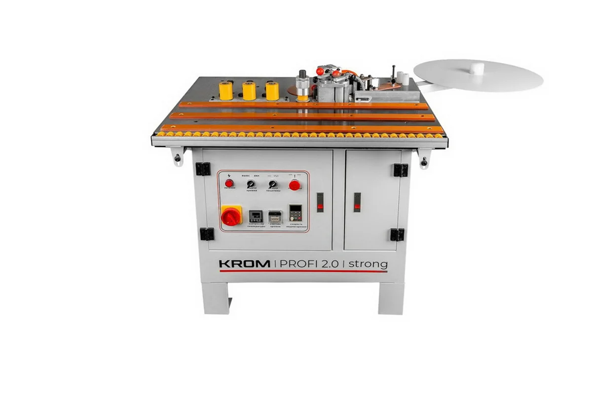 Кромкооблицовочный станок KROM PROFI 2.0 Strong с педалью, 1.8 кВт, 380В
