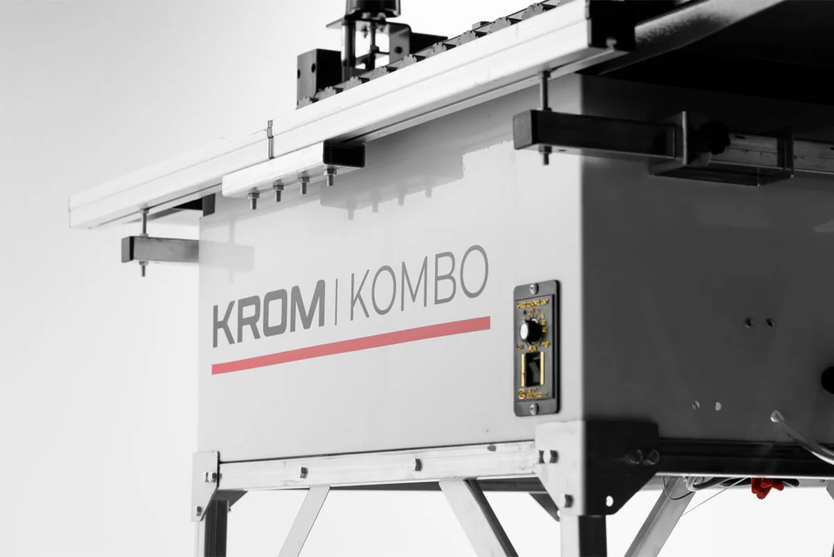 Кромкооблицовочный станок KROM KOMBO с педалью, 1.2 кВт, 220В