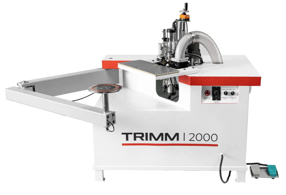 Кромкооблицовочный станок KROM TRIMM 2000 с педалью, 1.7 кВт, 220В