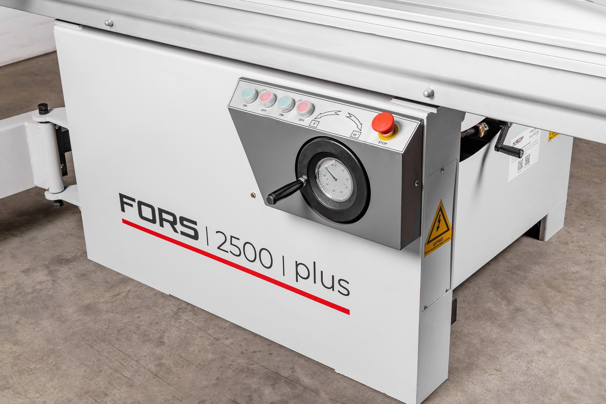 Форматно-раскроечный станок KROM FORS 2500 PLUS, 4.75 кВт, 380В, каретка 2500 мм