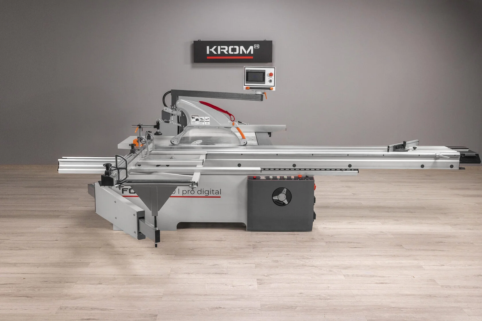 Форматно-раскроечный станок KROM FORS 3200 PRO DIGITAL, 6.6 кВт, 380В, каретка 3200 × 380 мм