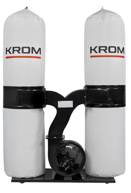 Стружкоотсос KROM MF2, 380В, 4 кВт, 2 мешка