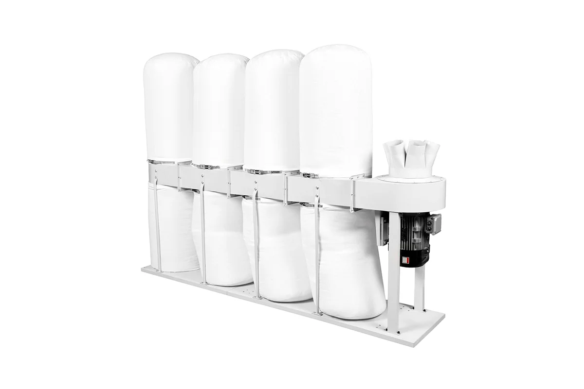 Стружкоотсос KROM MF 4 (B), 380В, 7.5 кВт, 4 мешка