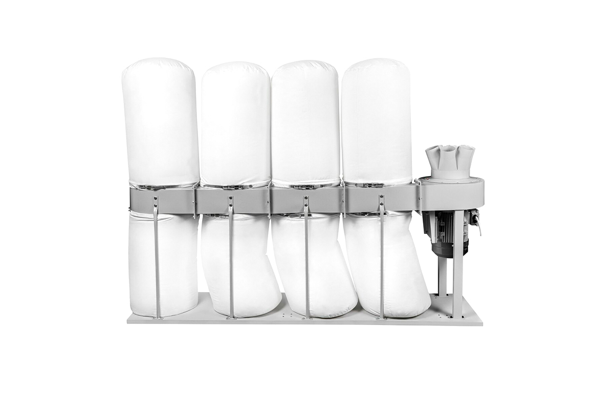 Стружкоотсос KROM MF 4 (B), 380В, 7.5 кВт, 4 мешка