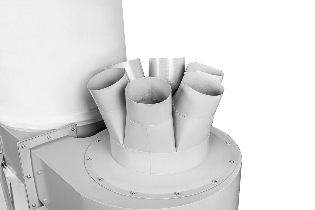 Стружкоотсос KROM MF 4 (B), 380В, 7.5 кВт, 4 мешка