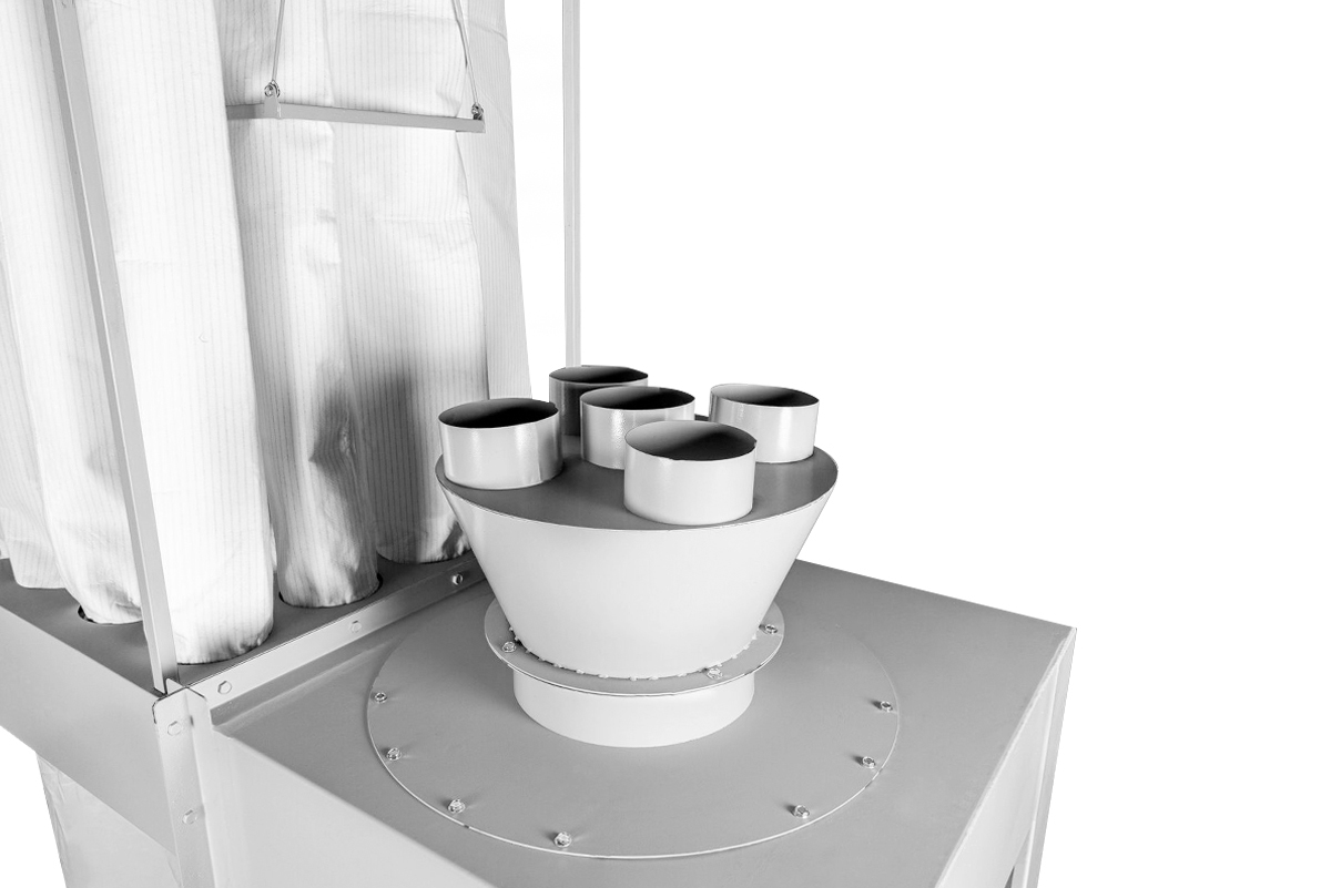 Стружкоотсос KROM MF 2 MAX, 7.5 кВт, 380В, 2 мешка