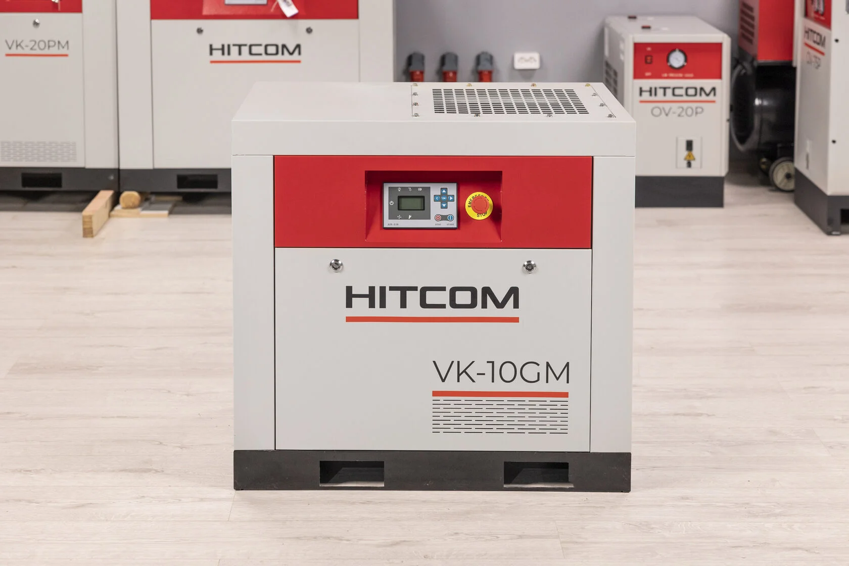 Компрессор винтовой HITCOM VK-10GM, 7.5 кВт, 10 бар, 1000 л/мин, 380В