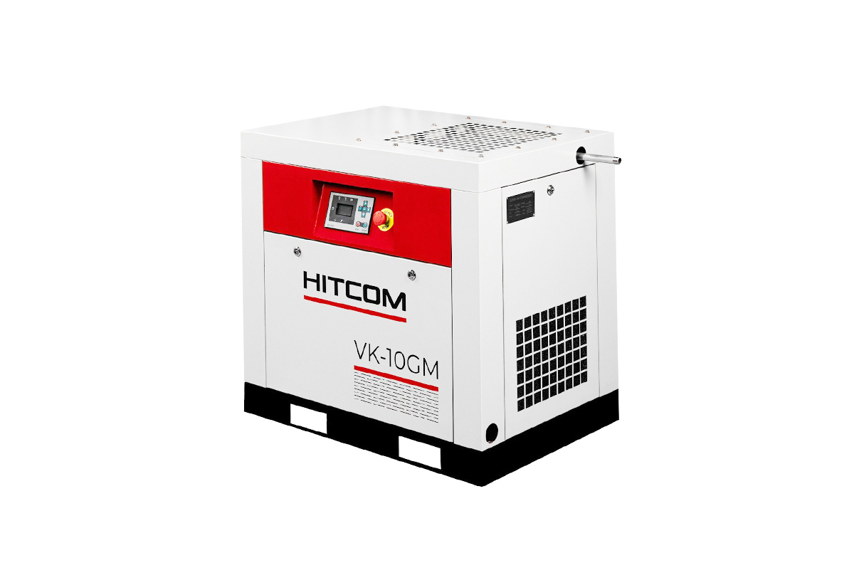 Компрессор винтовой HITCOM VK-10GM, 7.5 кВт, 10 бар, 1000 л/мин, 380В