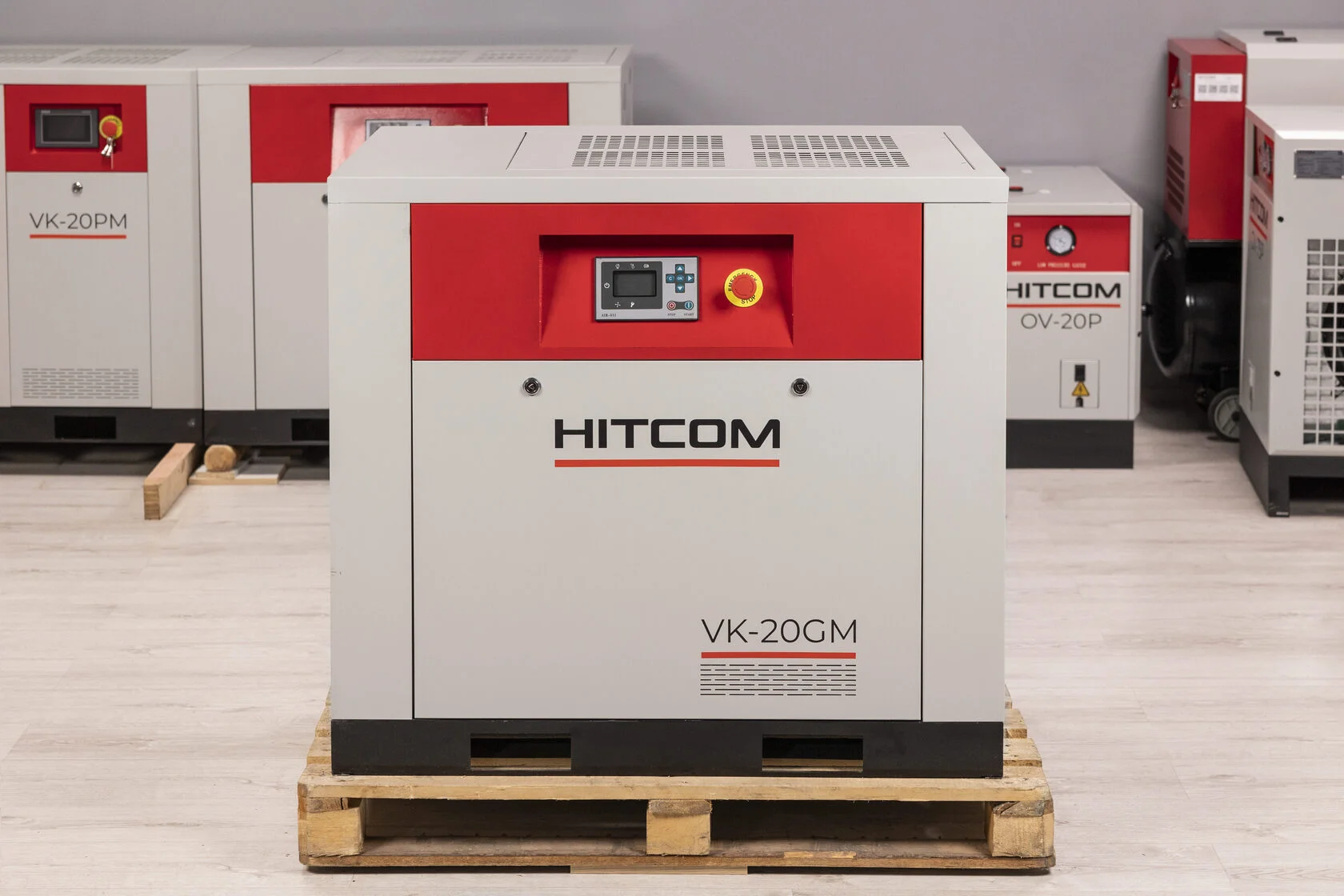 Компрессор винтовой HITCOM VK-20GM, 15 кВт, 10 бар, 2300 л/мин, 380В