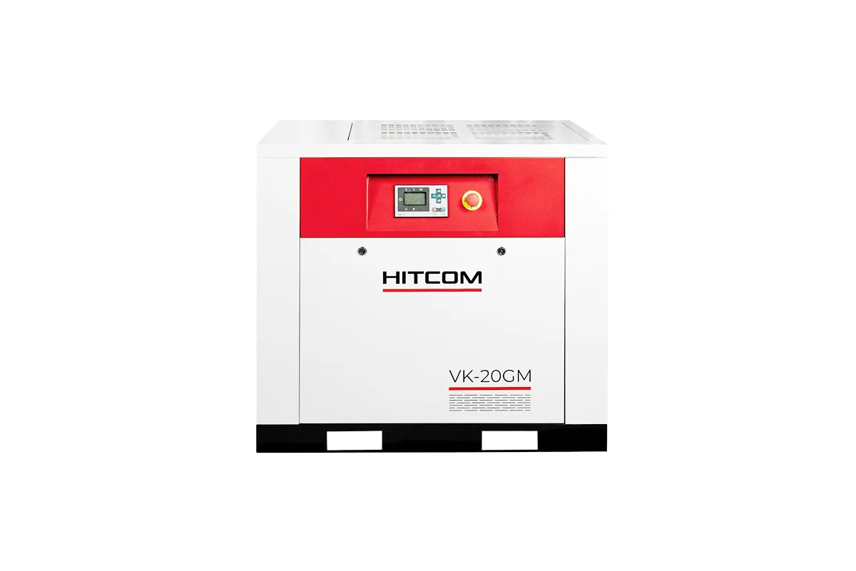 Компрессор винтовой HITCOM VK-20GM, 15 кВт, 10 бар, 2300 л/мин, 380В