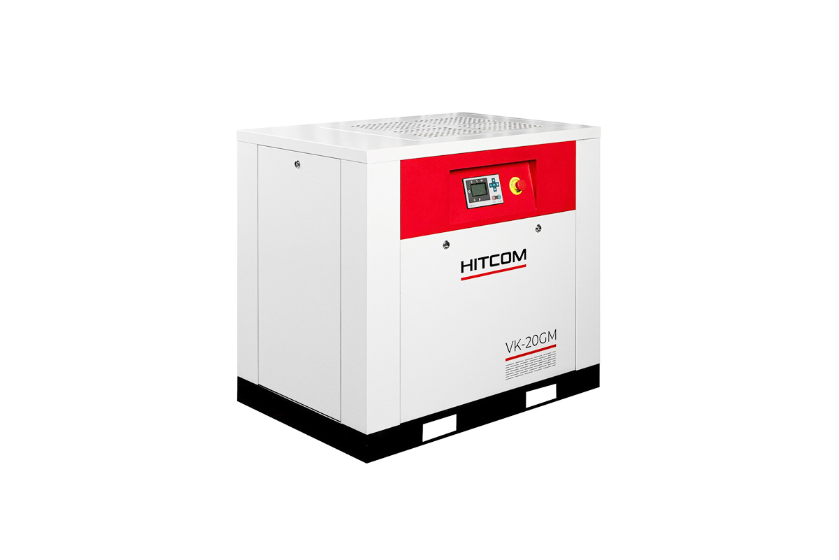 Компрессор винтовой HITCOM VK-20GM, 15 кВт, 10 бар, 2300 л/мин, 380В