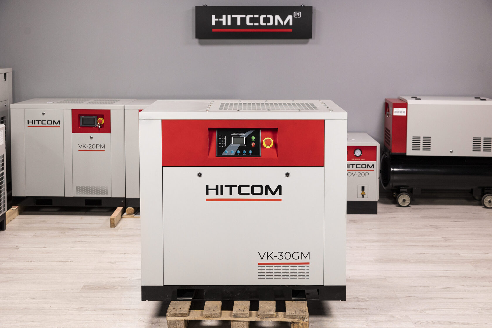 Компрессор винтовой HITCOM VK-30GM, 22 кВт, 10 бар, 3600 л/мин, 380В