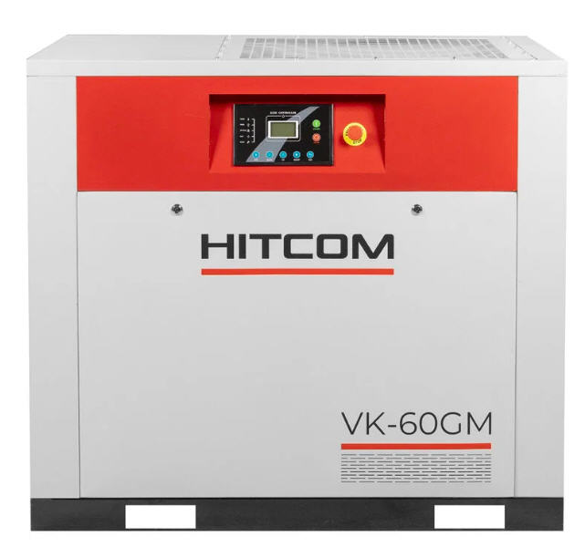 Компрессор винтовой HITCOM VK-60GM, 45 кВт, 10 бар, 7700 л/мин, 380В