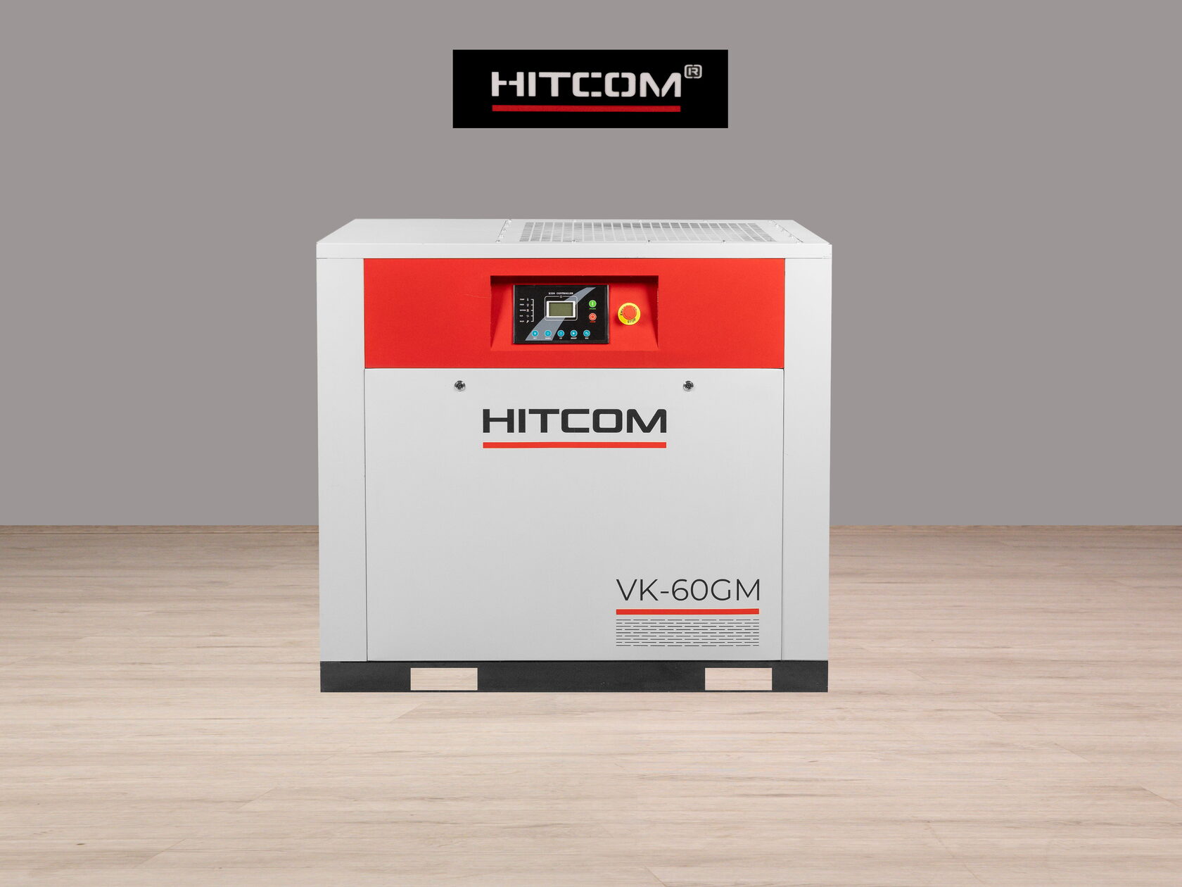 Компрессор винтовой HITCOM VK-60GM, 45 кВт, 10 бар, 7700 л/мин, 380В