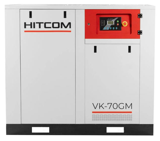 Компрессор винтовой HITCOM VK-70GM, 55 кВт, 10 бар, 9600 л/мин, 380В