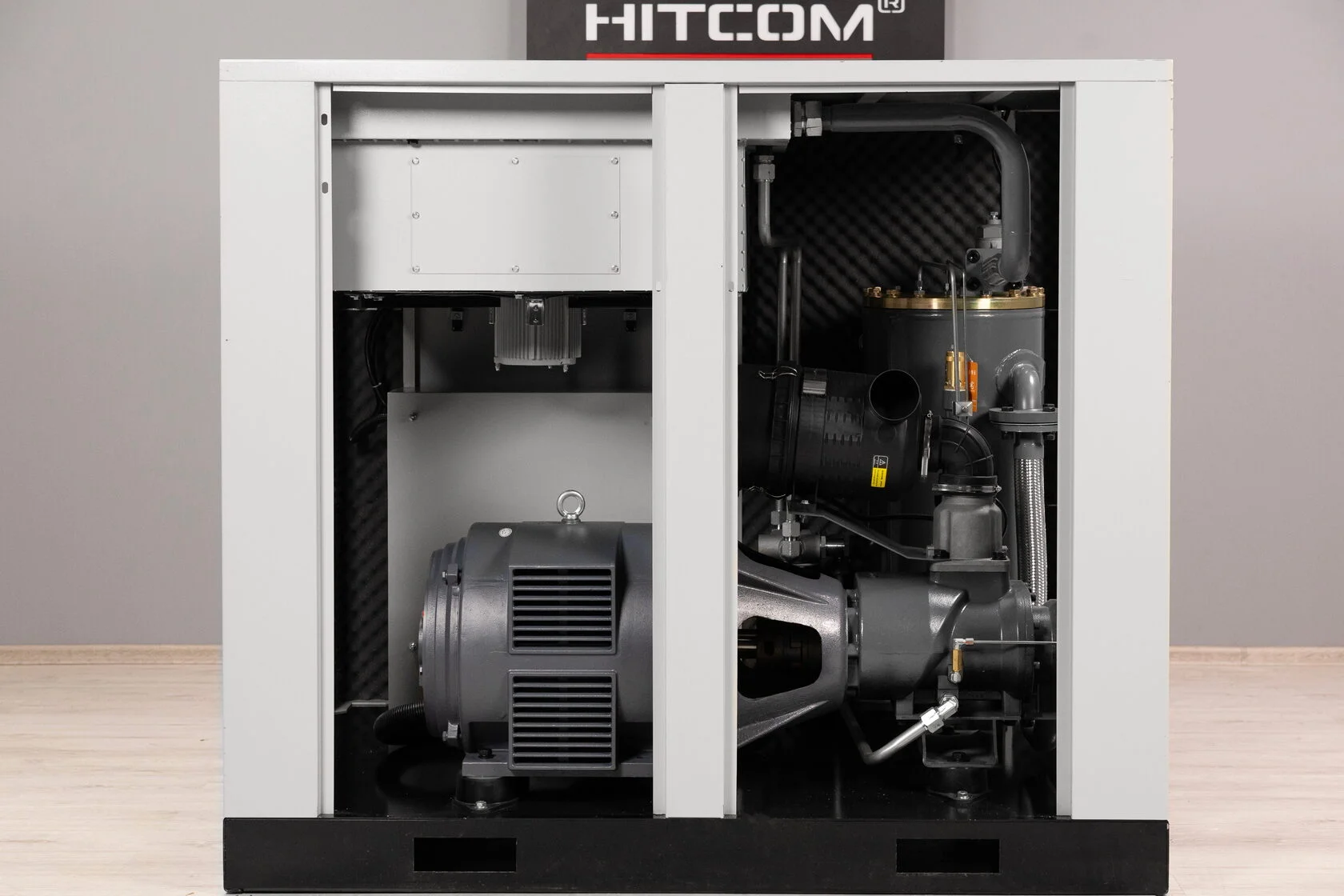 Компрессор винтовой HITCOM VK-70GM, 55 кВт, 10 бар, 9600 л/мин, 380В