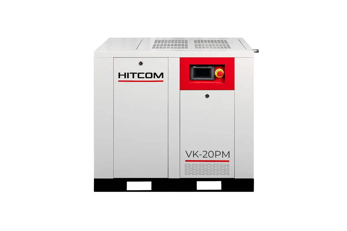 Компрессор винтовой HITCOM VK-20PM, 15 кВт, 10 бар, 2300 л/мин, 380В