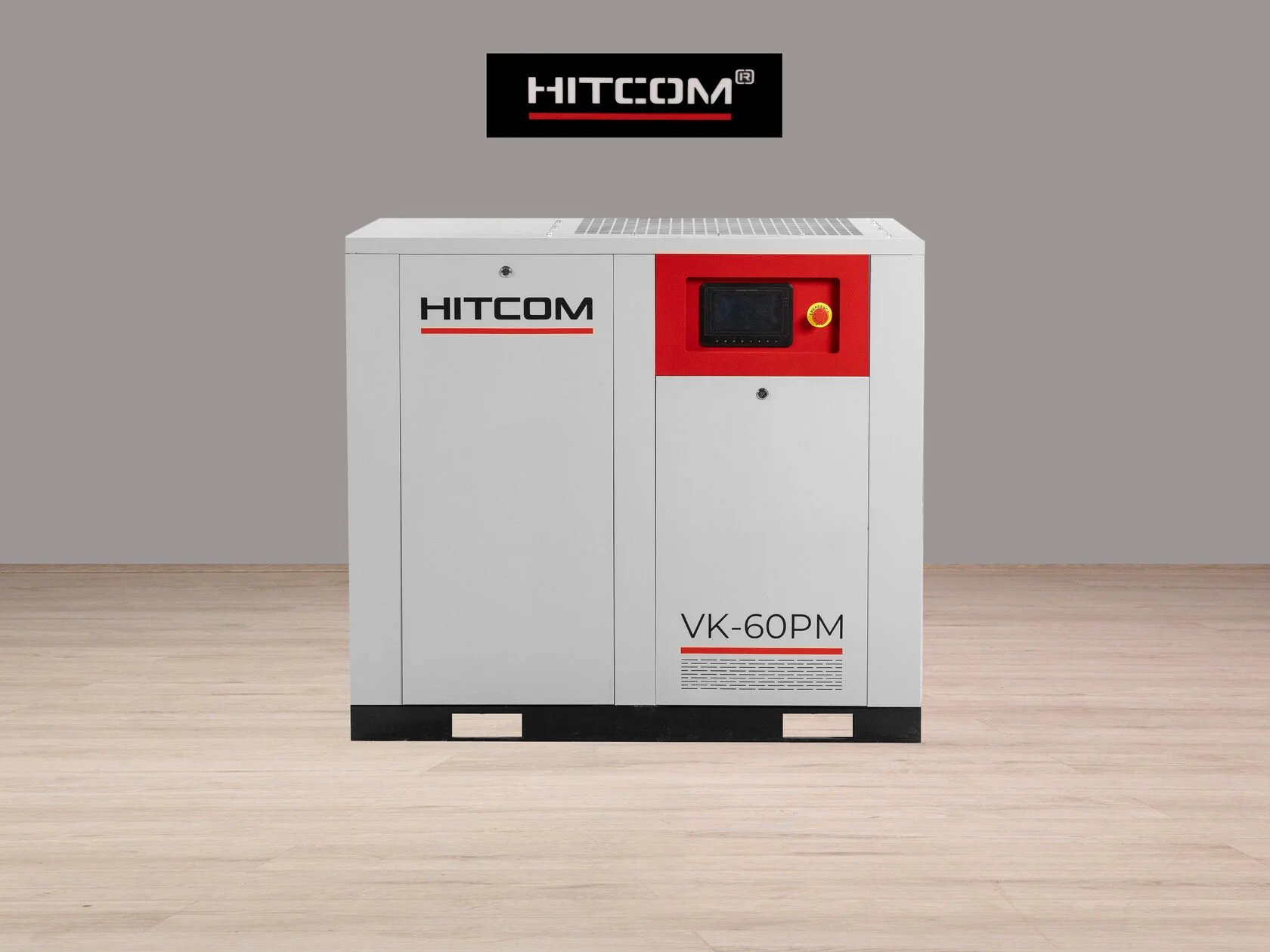 Компрессор винтовой HITCOM VK-60PM, 45 кВт, 10 бар, 7700 л/мин, 380В