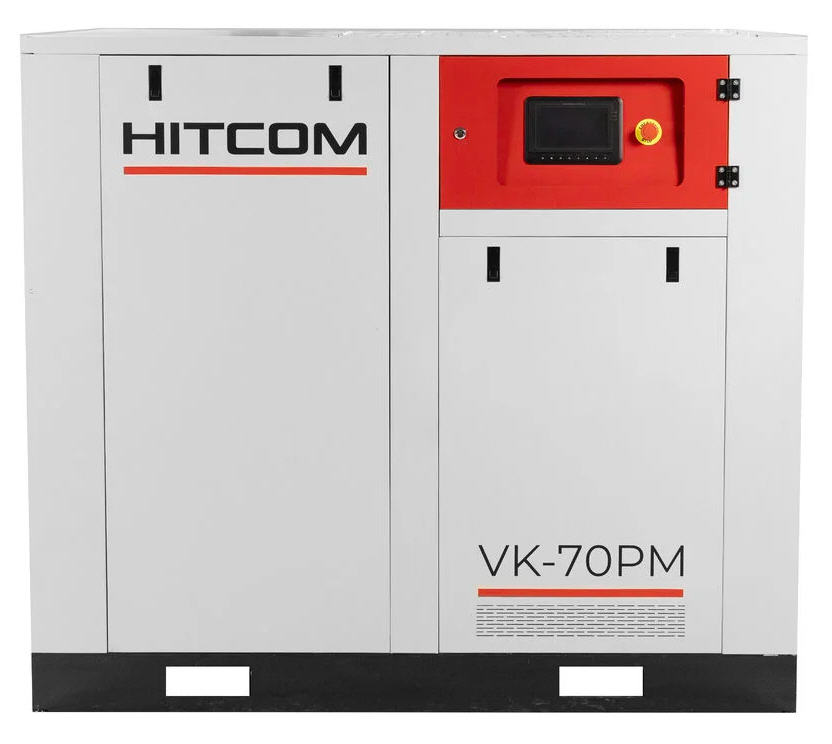 Компрессор винтовой HITCOM VK-70PM, 55 кВт, 10 бар, 9600 л/мин, 380В