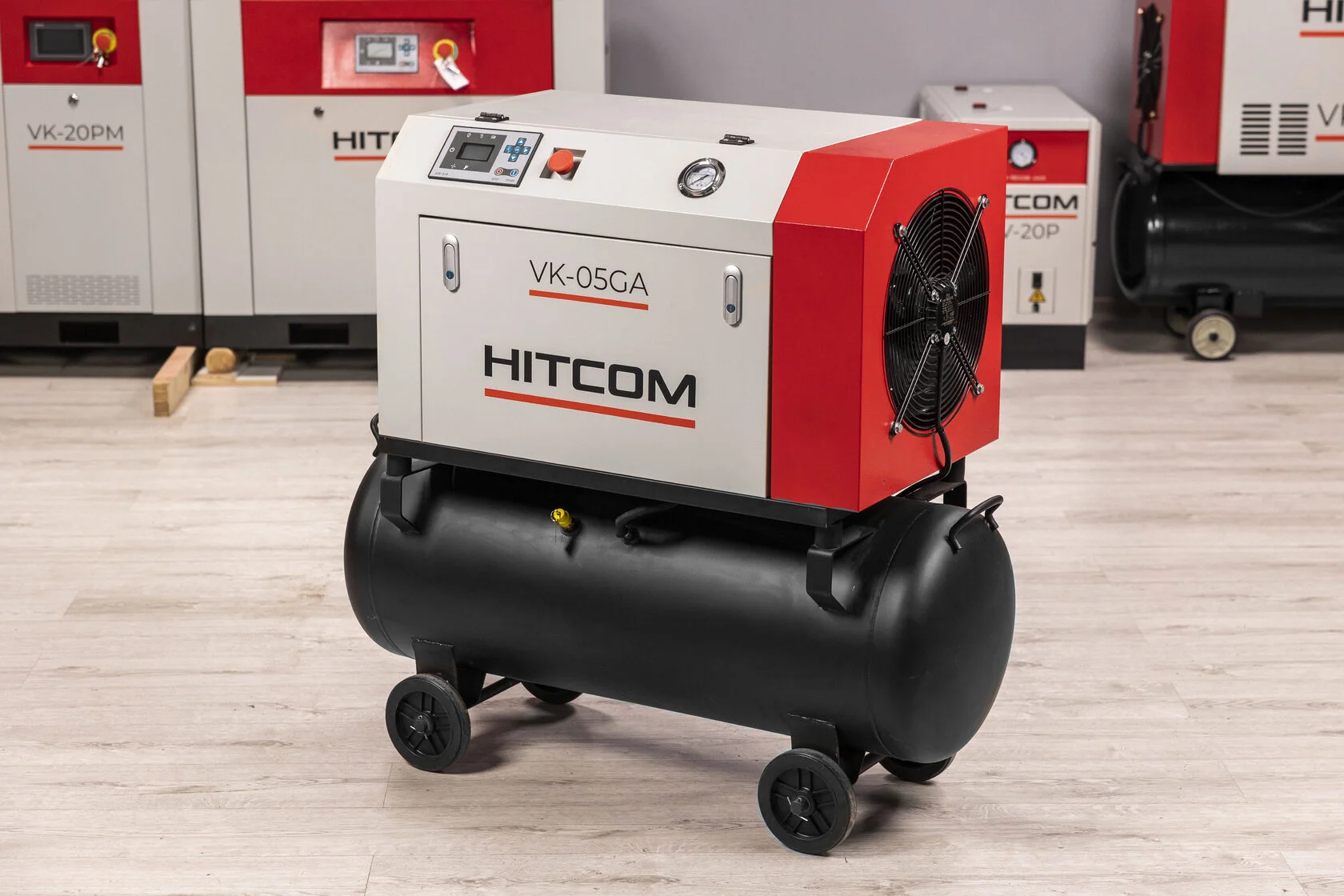 Компрессор винтовой HITCOM VK-05GA (380v), 4 кВт, 8 бар, 400л/мин