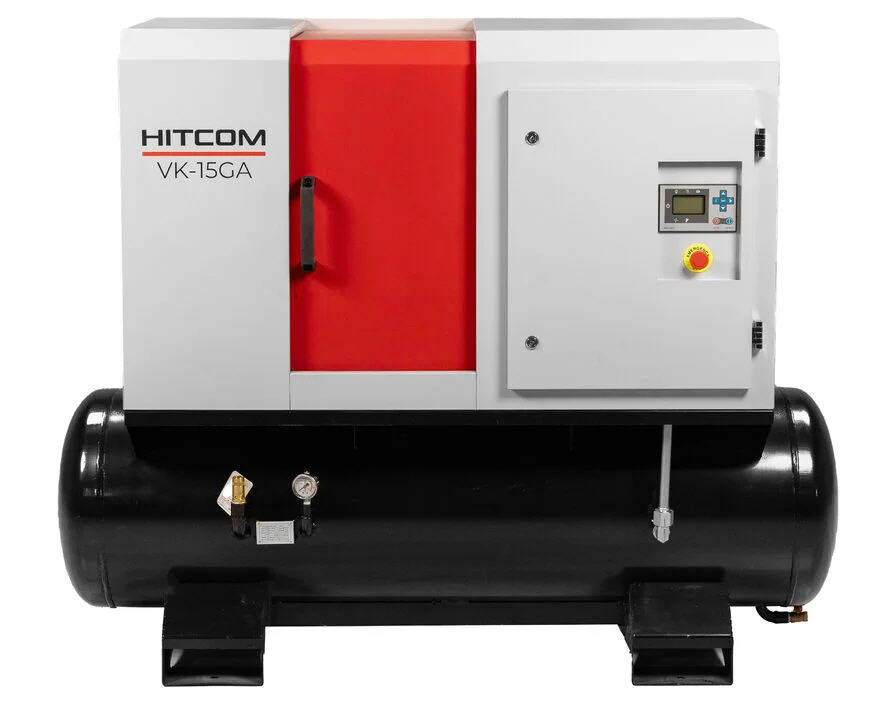 Компрессор винтовой HITCOM VK-15GA, 380В, 11 кВт, 10 бар, 1600л/мин