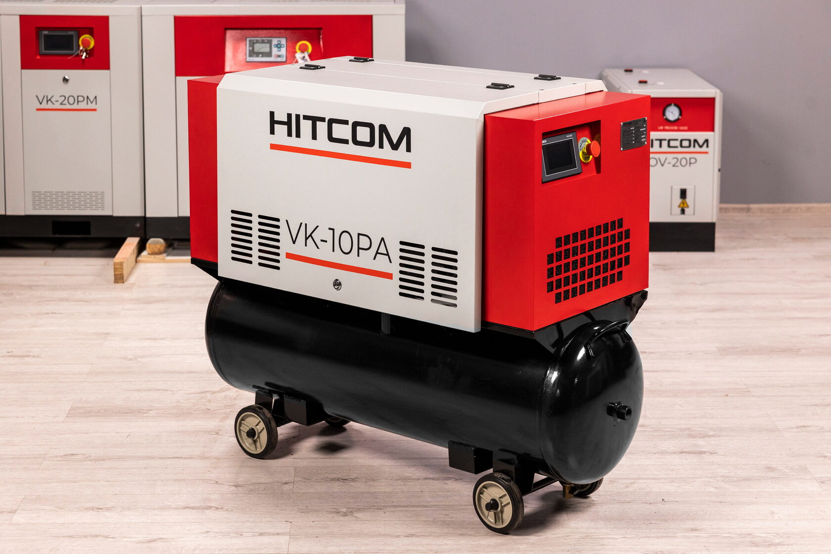 Компрессор винтовой HITCOM VK-10PA, 7.5 кВт, 380В, 10 бар, 1100л/мин