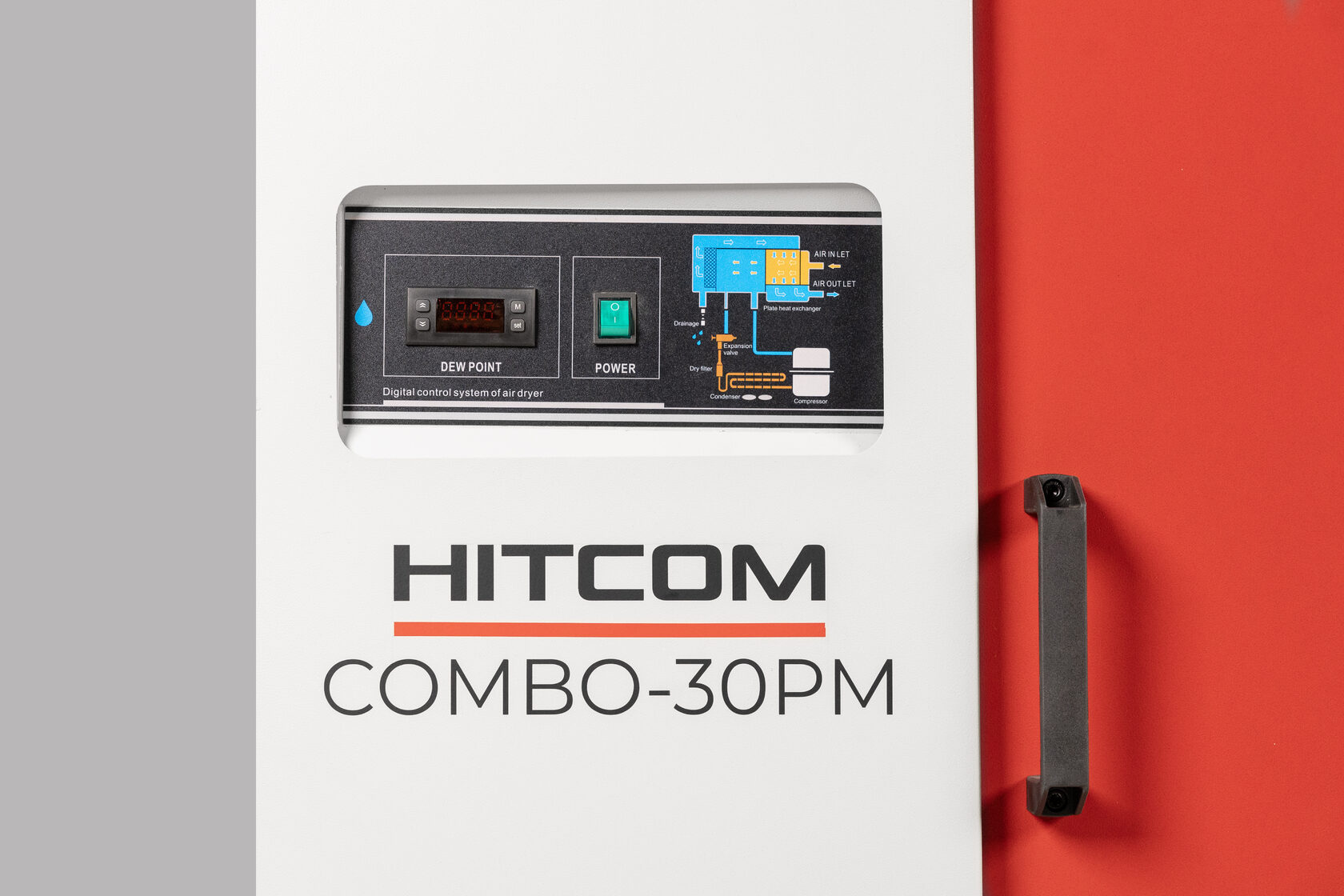 Компрессор винтовой HITCOM COMBO-30PM, моноблок 3 в 1, 22 кВт, 15 бар, 2000 л/мин