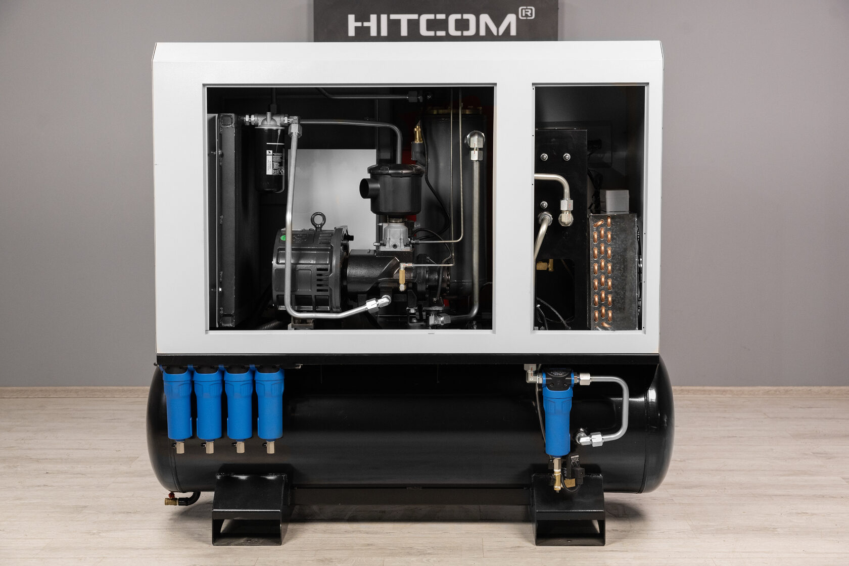 Компрессор винтовой HITCOM COMBO-30PM, моноблок 3 в 1, 22 кВт, 15 бар, 2000 л/мин