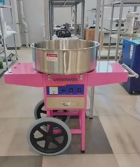 Аппарат для производства сахарной ваты Hualian HEC-03C (с тележкой)