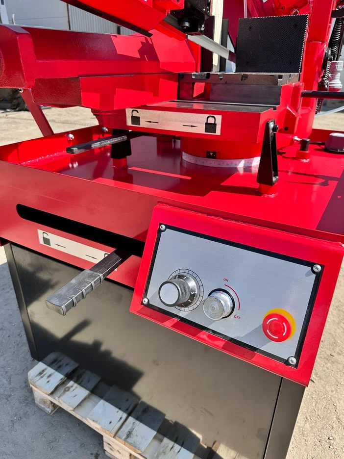Ручной ленточнопильный станок с поворотной рамой MetMachine LSZ2227