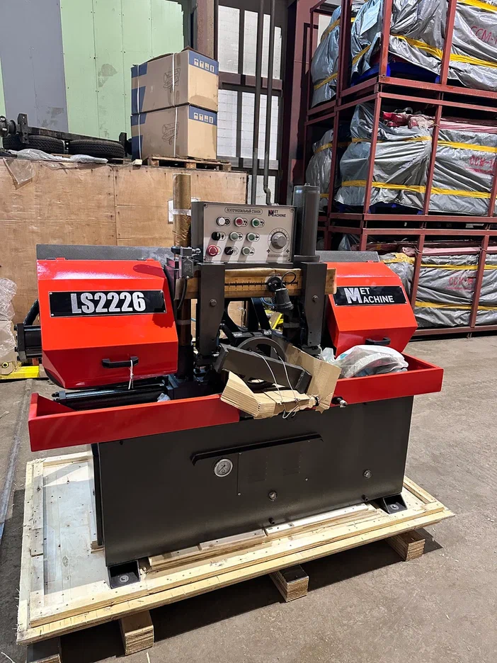 MetMachine LS2226 полуавтоматический ленточнопильный станок 